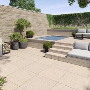 Techo-Bloc - Travertina Raw Wall