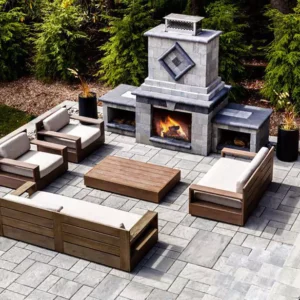 Techo-Bloc - Foyer Manchester Fireplace