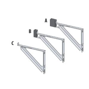 4 Seasons - Aluminum or Steel 20" Scaffolding Brackets